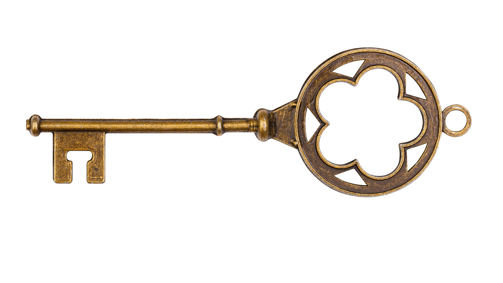 goldener Schlüssel als Symbol für den Zugang zum System